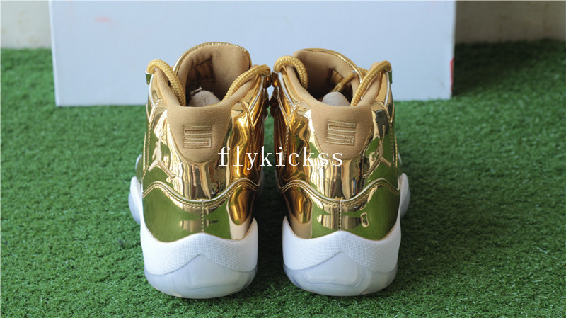 Authentic Air Jordan 11 Pinnacle Gold PE